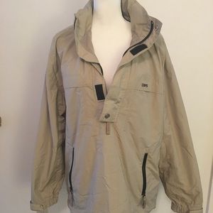 CHAPS VINTAGE PULLOVER WINDBREAKER JACKET NWOT LG